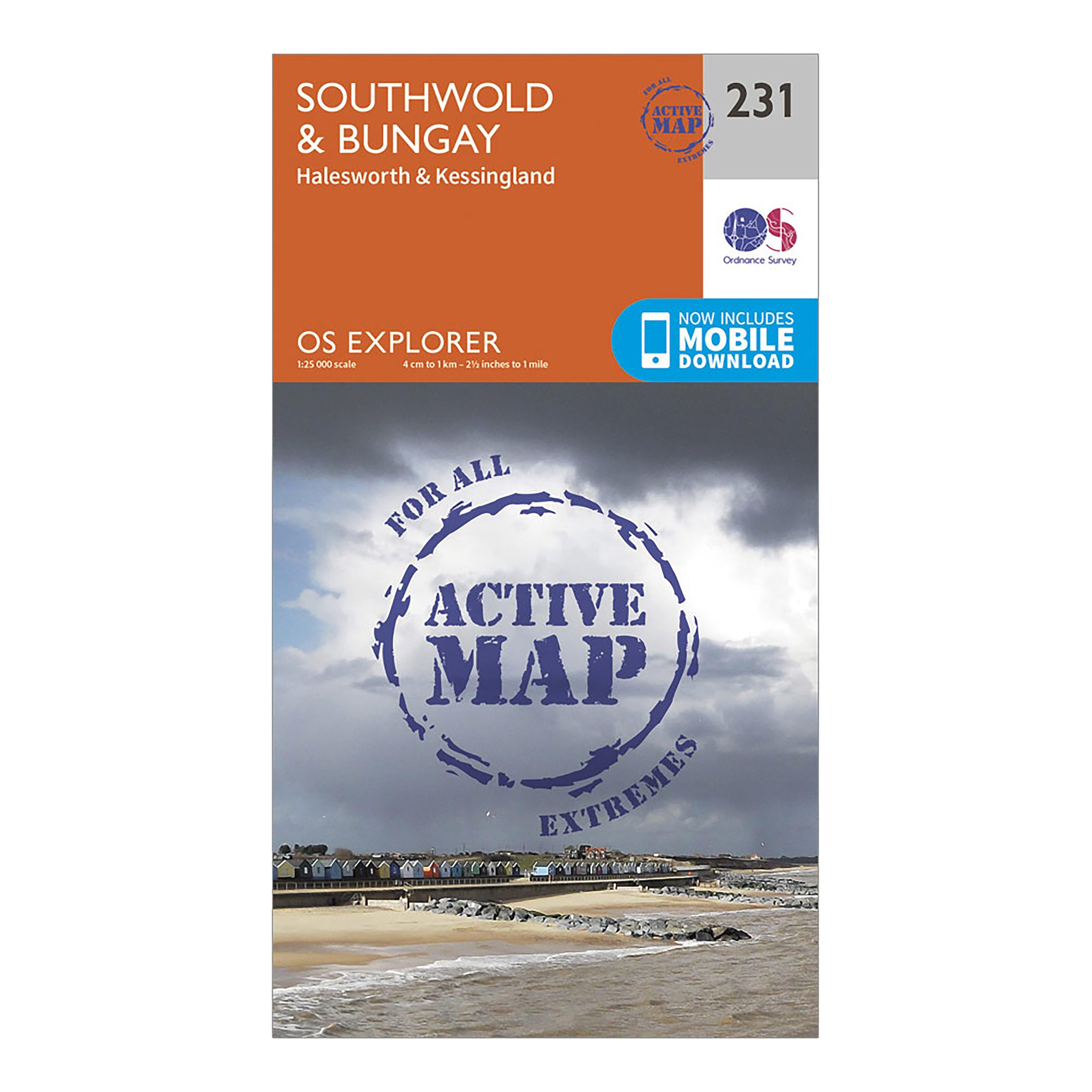 Explorer Active 231 Southwold & Bungay Map With Digital Version