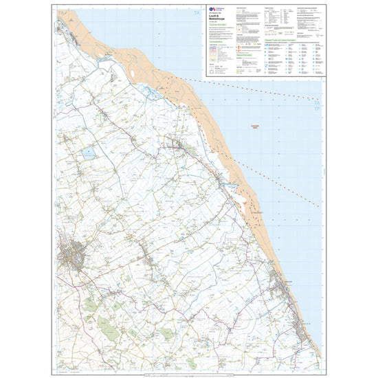 Explorer Active 283 Louth & Mablethorpe Map With Digital Version