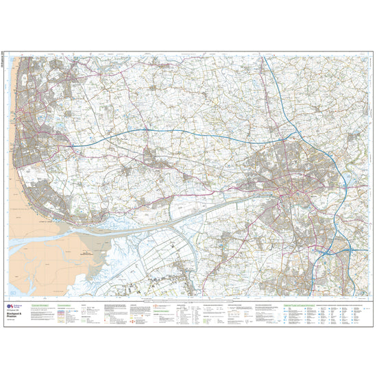 Explorer Active 286 Blackpool & Preston Map With Digital Version