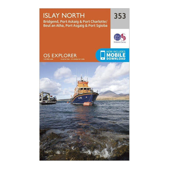 Explorer 353 Islay North Map With Digital Version