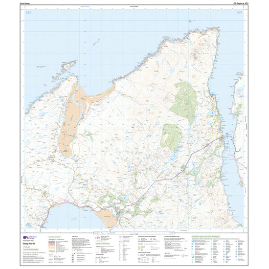 Explorer 353 Islay North Map With Digital Version