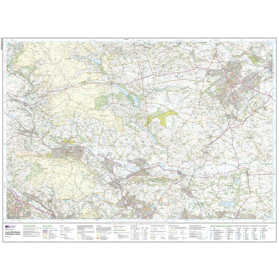 Explorer Active 297 Lower Wharfedale & Washburn Valley Map With Digital Version