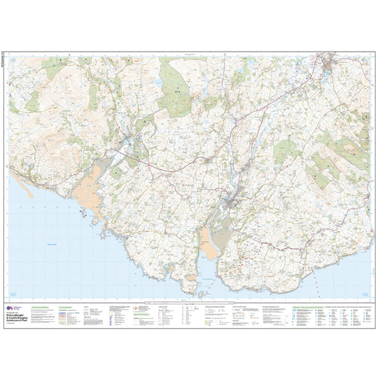 Explorer Active 312 Kirkcudbright & Castle Douglas Map With Digital Version
