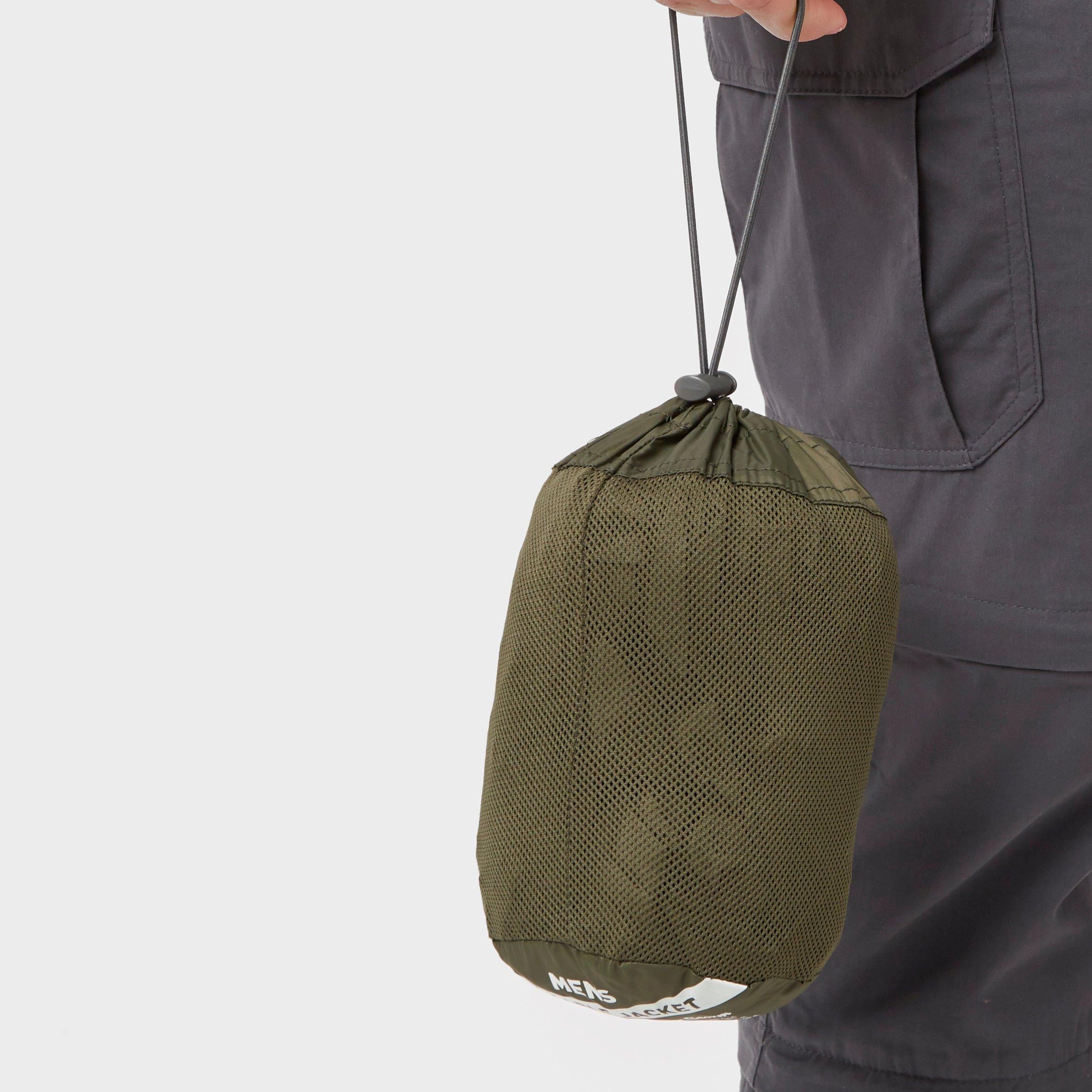 Mens Packable Jacket Khaki