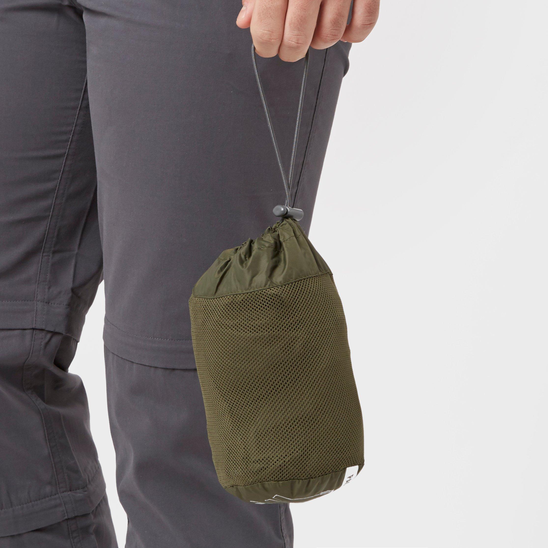 Mens Waterproof Packable Pants Green