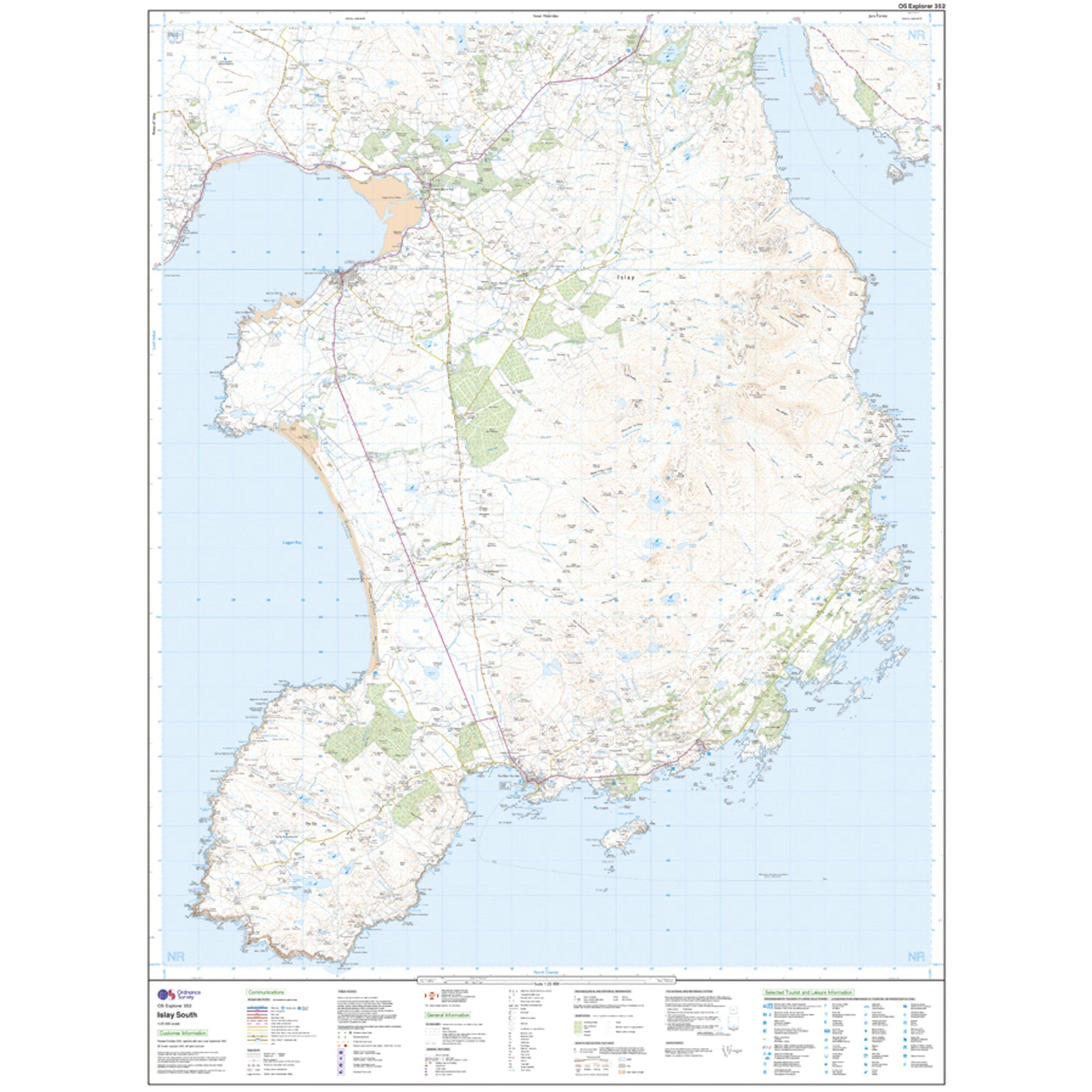 Explorer Active 352 Islay South Map With Digital Version