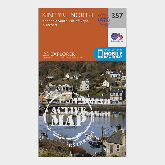 Explorer Active 357 Kintyre North Map With Digital Version