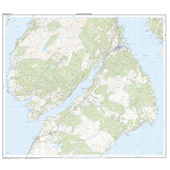Explorer Active 357 Kintyre North Map With Digital Version