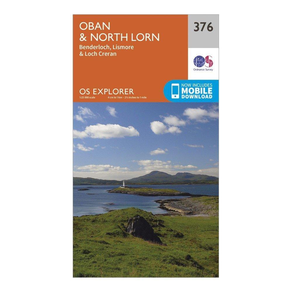 Explorer 376 Oban & North Lorn Map With Digital Version
