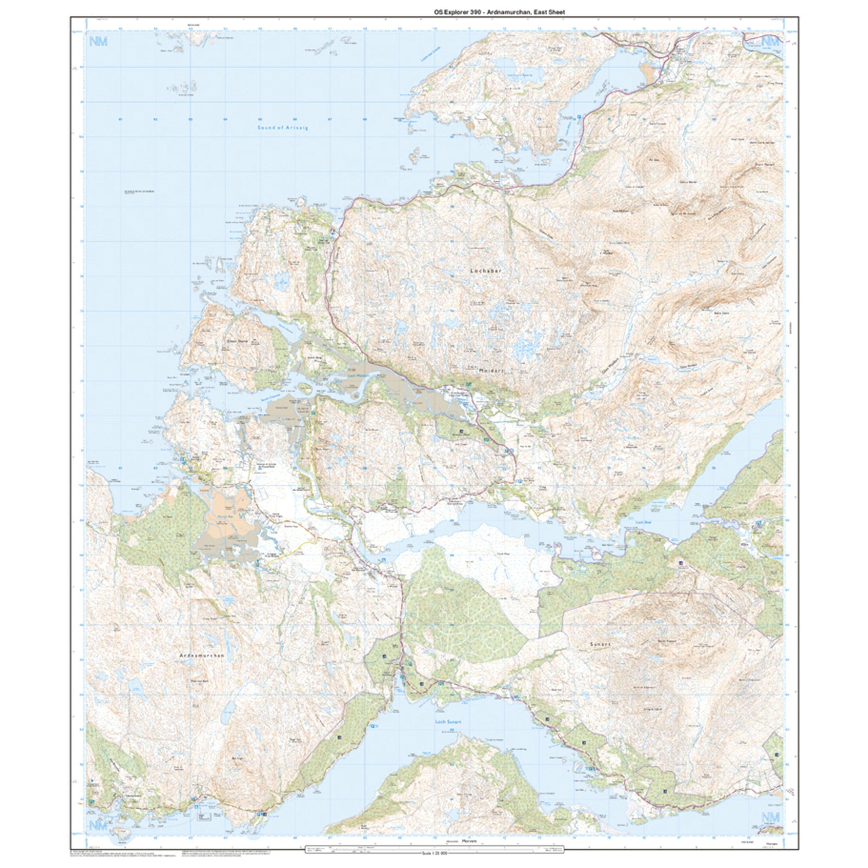 Explorer 390 Ardnamurchan Map With Digital Version