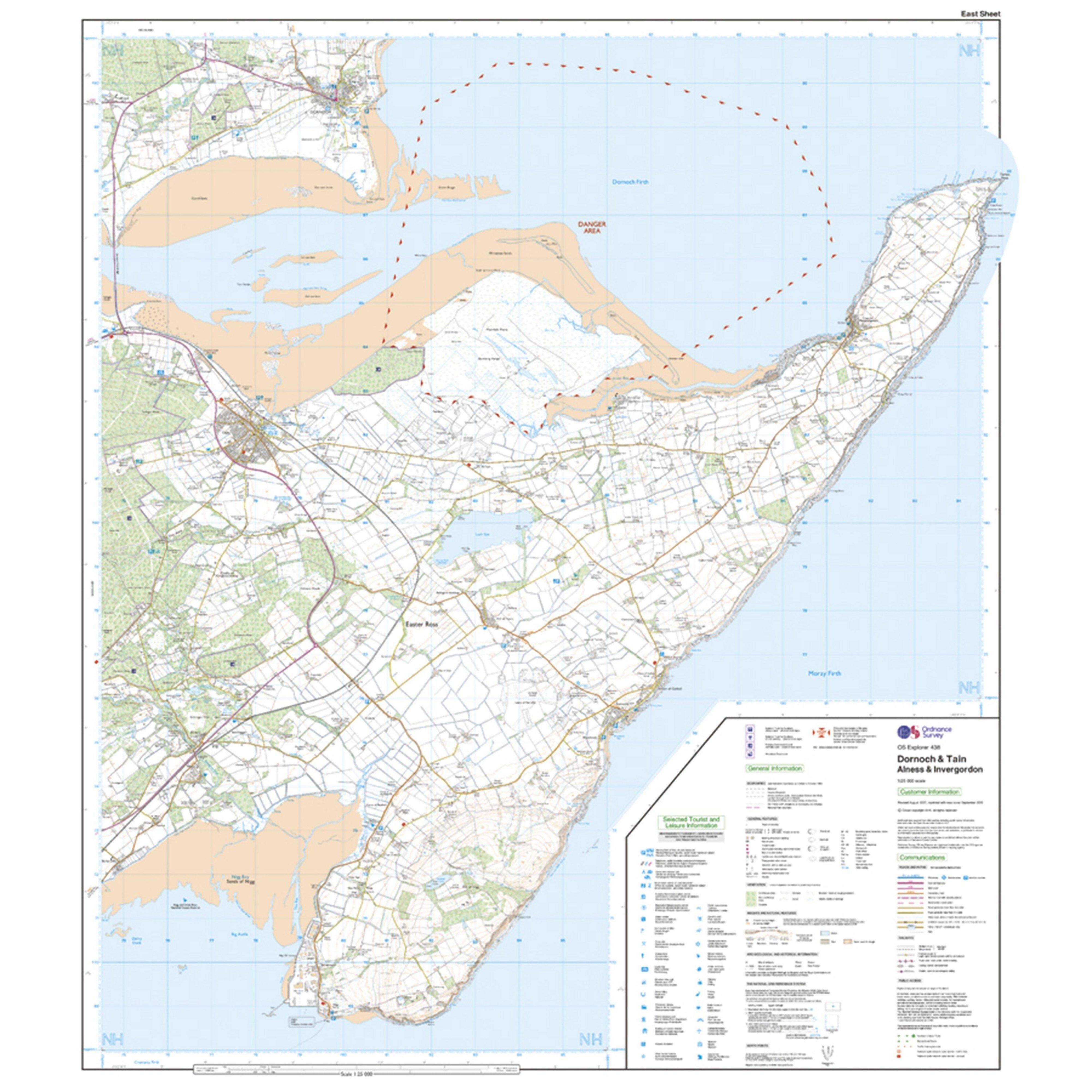 Explorer Active 483 Dornoch & Tain Map With Digital Version