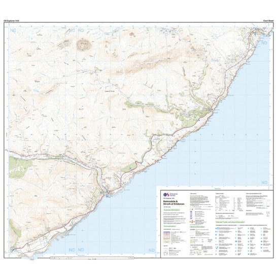 Explorer Active 444 Helmsdale & Strath of Kildonan Map With Digital Version
