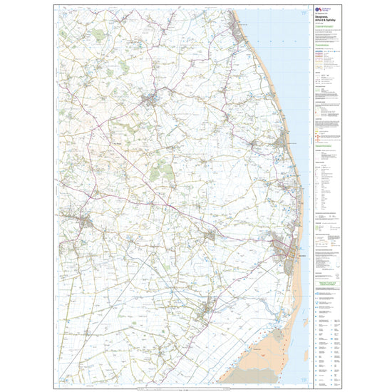 Explorer 274 Skegness, Alford & Spilsby Map With Digital Version