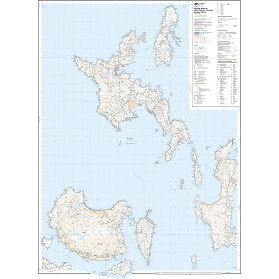 Explorer Active 464 Orkney - Westray, Papa Westray, Rousay, Egilsay & Wyre Map With Digital Version