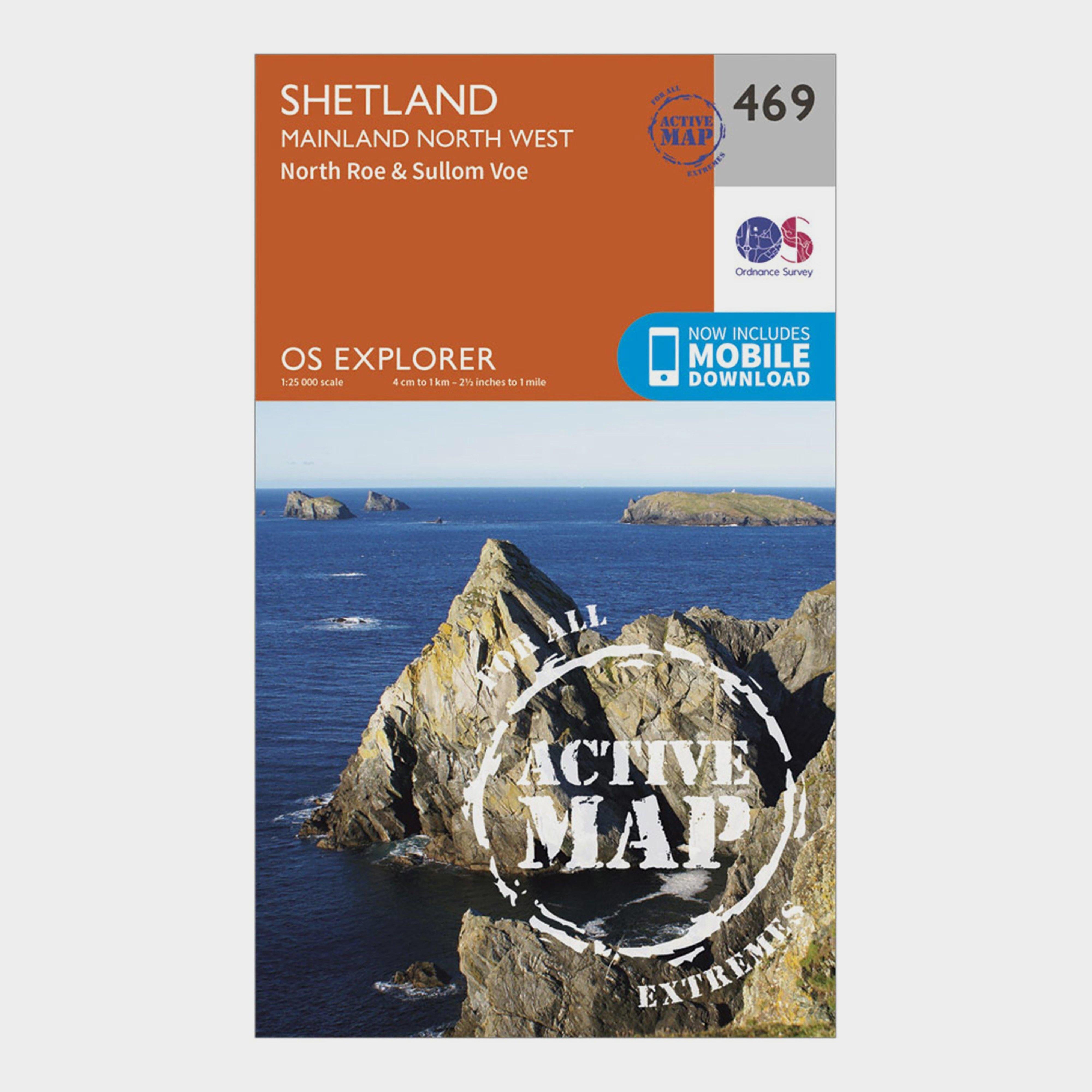 Explorer Active 469 Shetland - Mainland North West Map With Digital Version