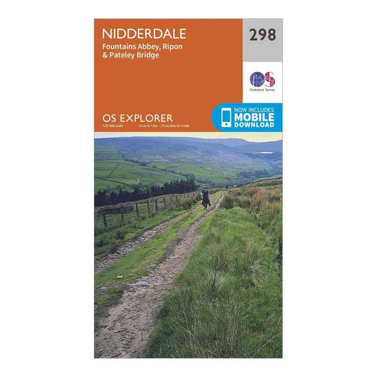 Explorer 298 Nidderdale Map With Digital Version