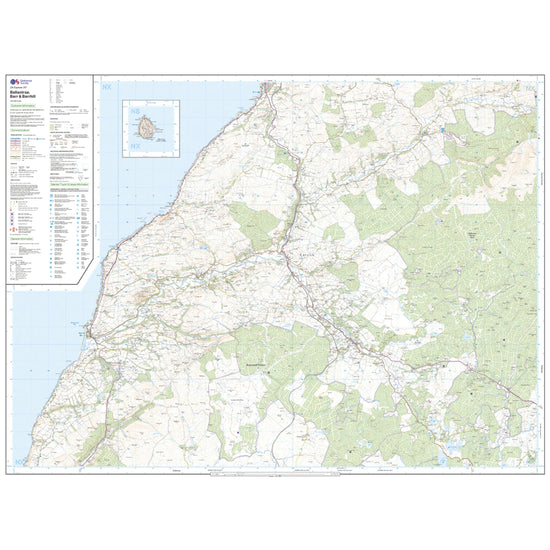 Explorer 317 Ballantrae, Barr & Barrhill Map With Digital Version