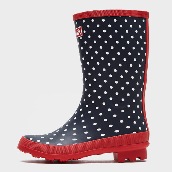 Women's Striped Trim Wellies Short