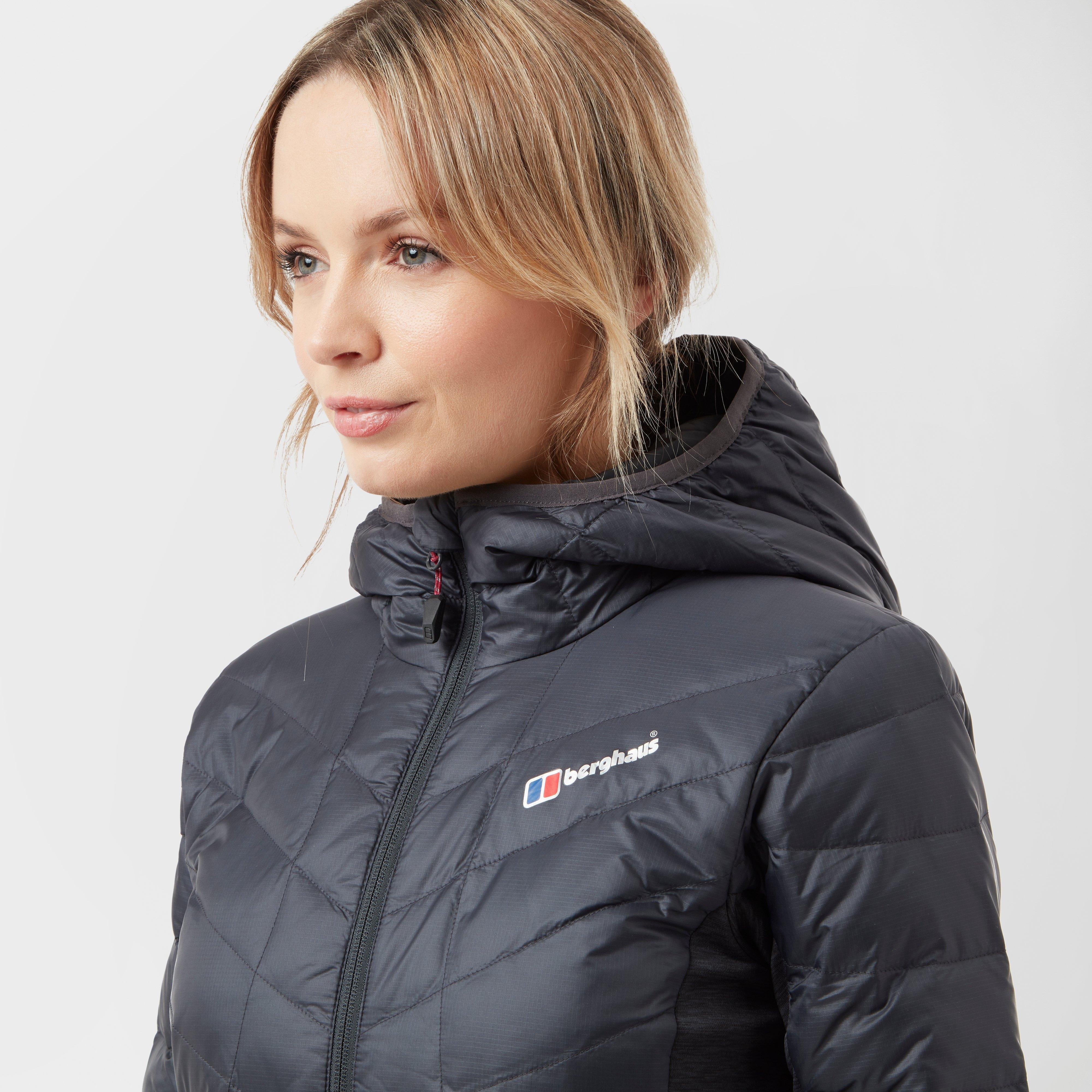 Women’s Finsler Stretch Hooded Down Jacket
