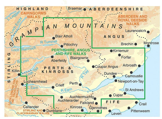 Perthshire, Angus & Fife Walks Guide