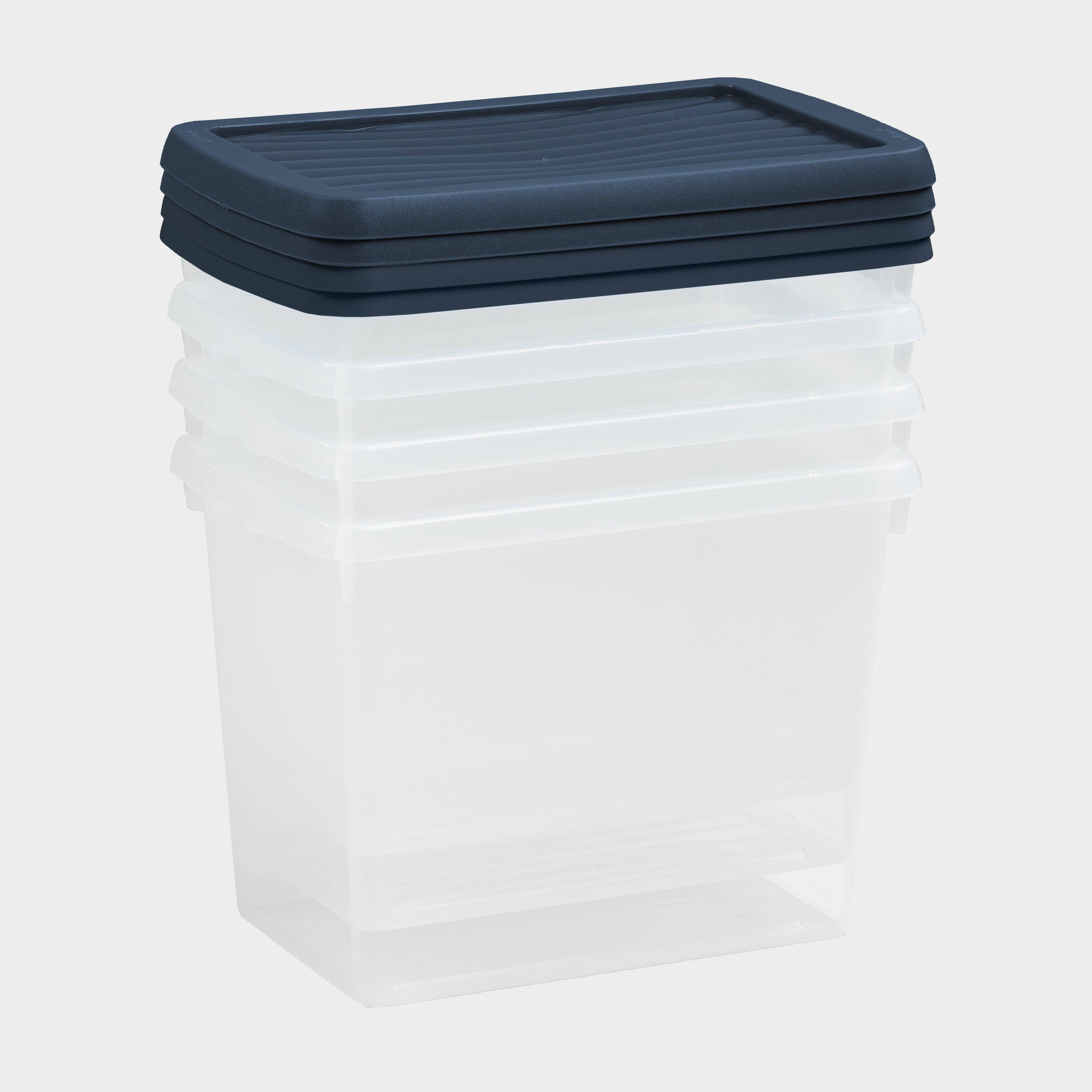 4 Pack 6.7L Storage Boxes