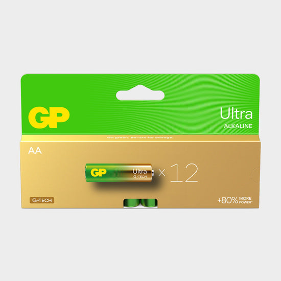 Ultra Alkaline AA Batteries 8+4 Pack