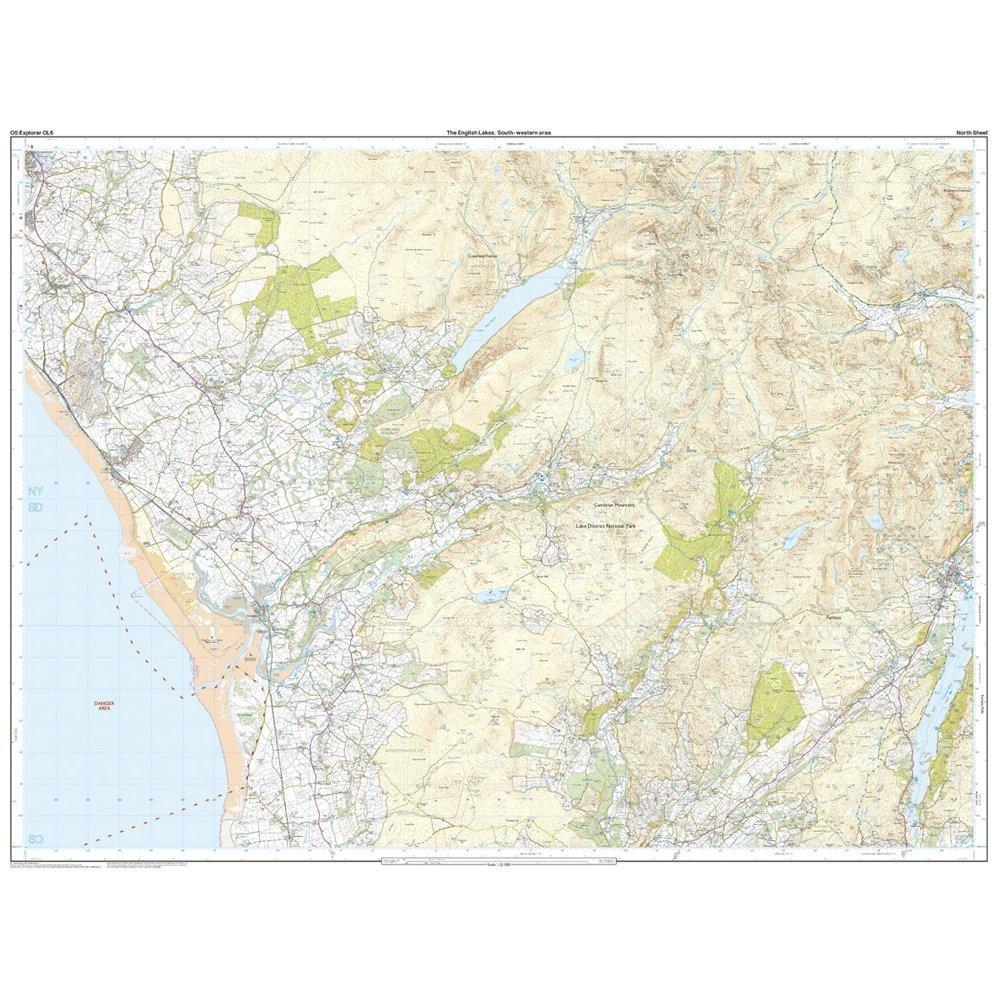Explorer OL6 The English Lakes - South Western area With Digital Version