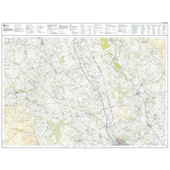 Explorer OL5 The English Lakes - North Eastern area Map With Digital Version