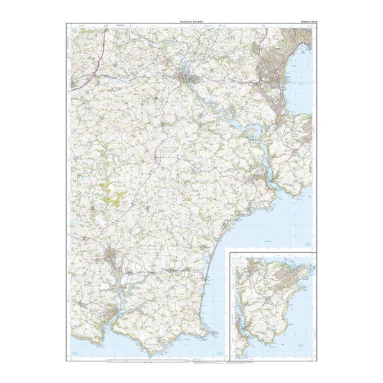 Explorer Active OL20 South Devon Map With Digital Version