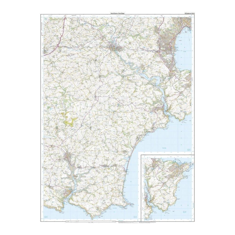 Explorer OL20 South Devon Map With Digital Version