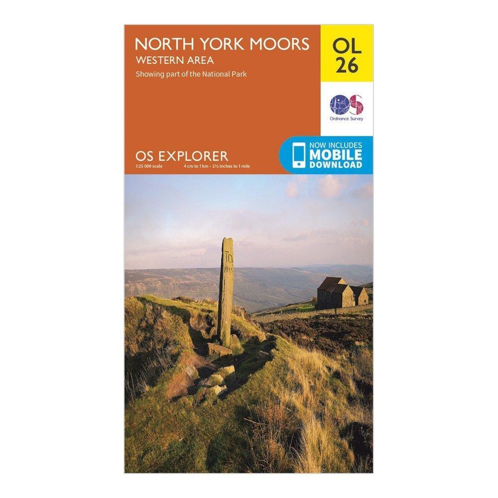 Explorer OL26 North York Moors - Western Area Map With Digital Version