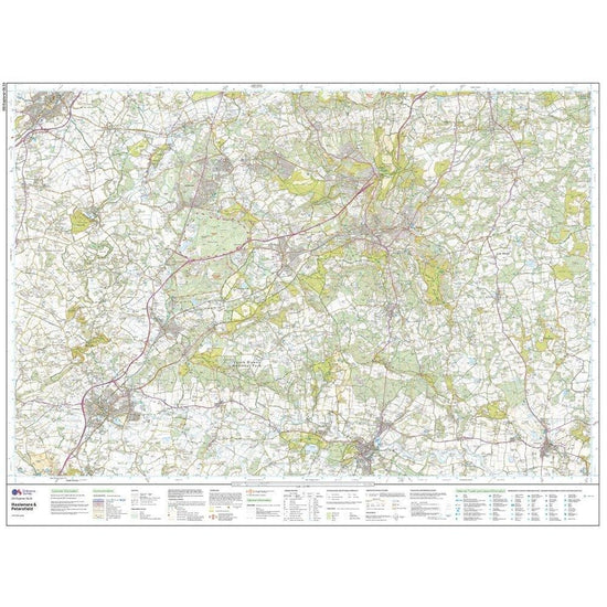 Explorer OL33 Haslemere & Petersfield Map With Digital Version