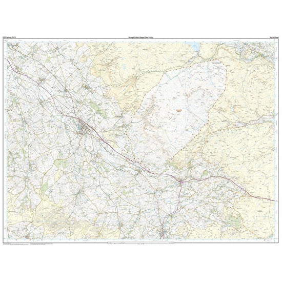 Explorer OL19 Howgill Fells & Upper Eden Valley Map With Digital Version