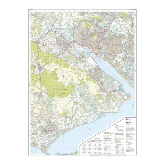 Explorer Active OL22 New Forest Map With Digital Version