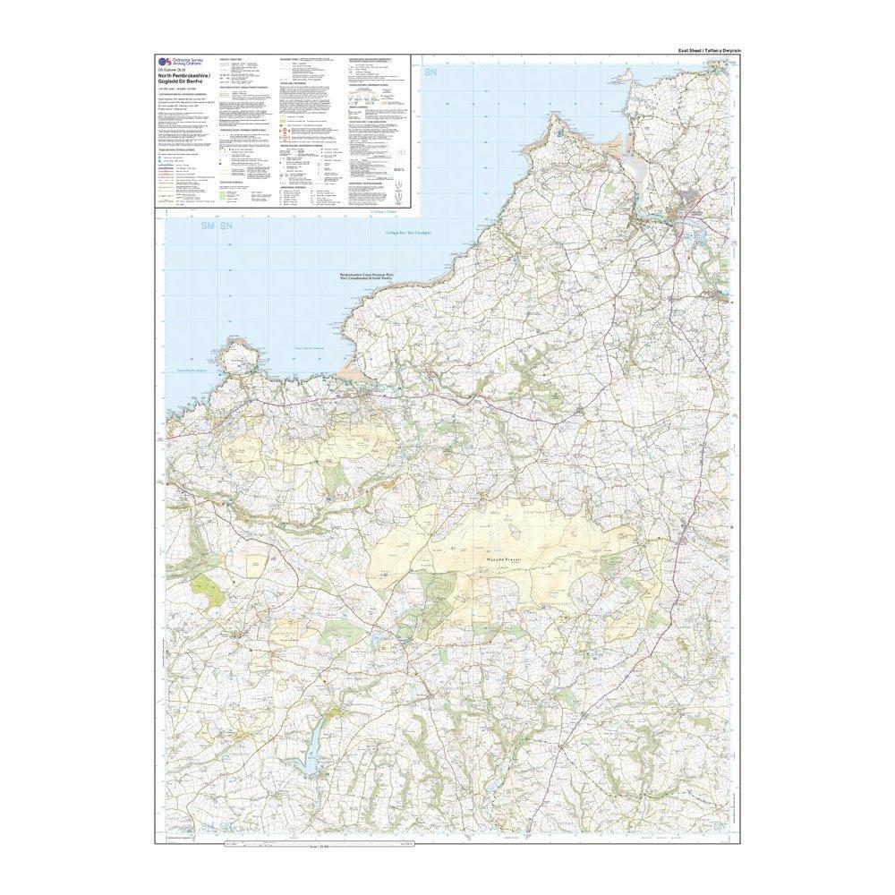 Explorer Active OL35 North Pembrokeshire Map With Digital Version