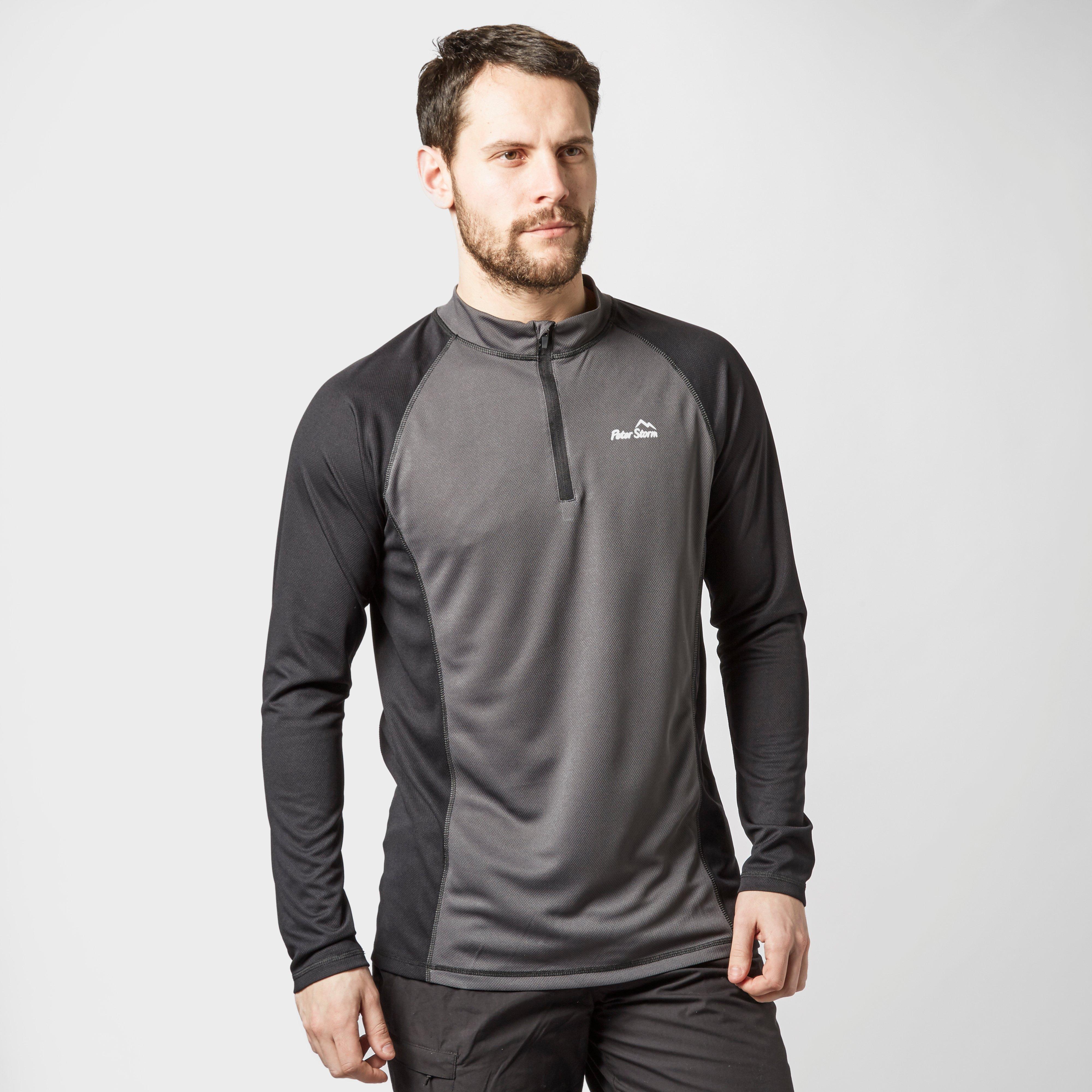 Men’s Long Sleeve Zip Tech Tee
