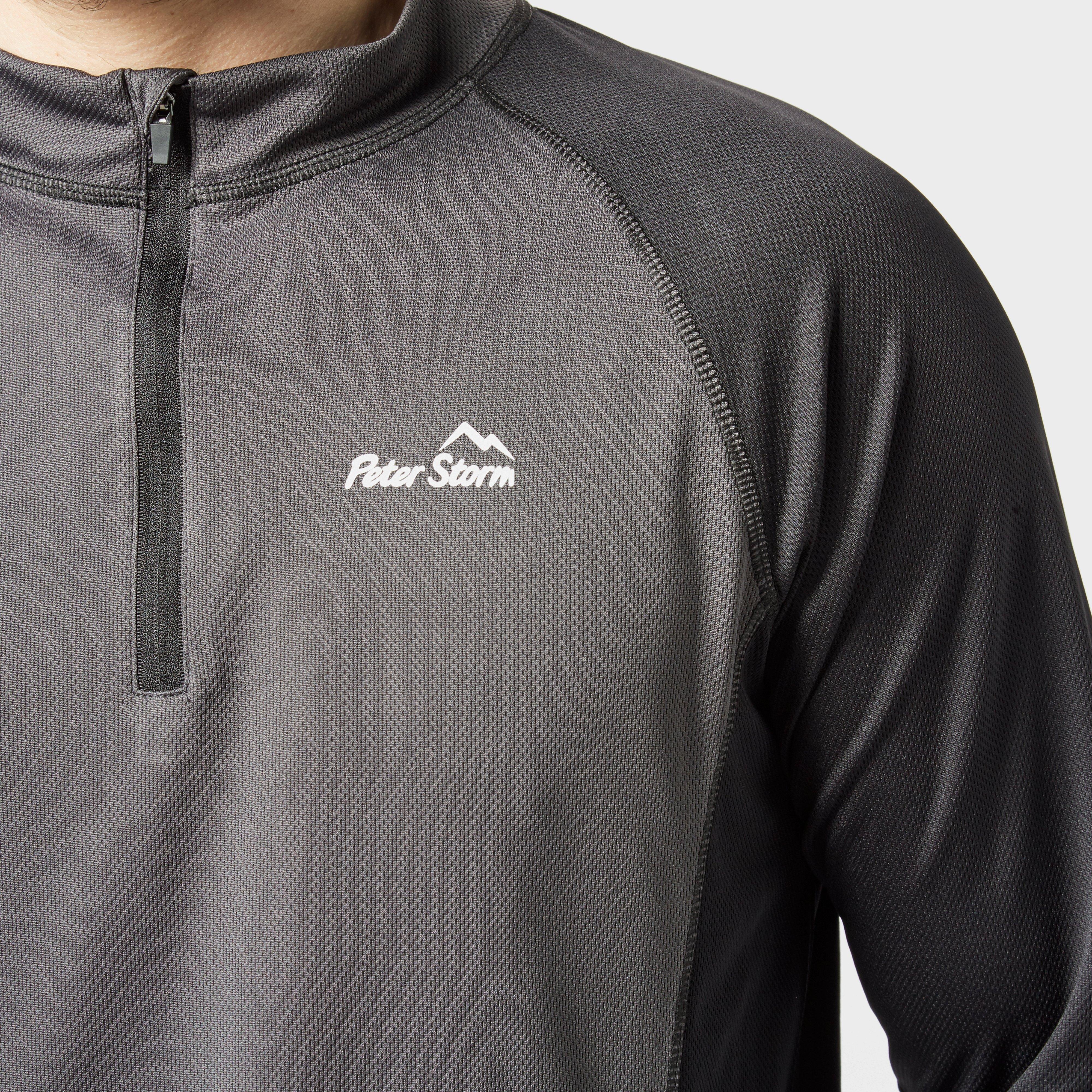Men’s Long Sleeve Zip Tech Tee