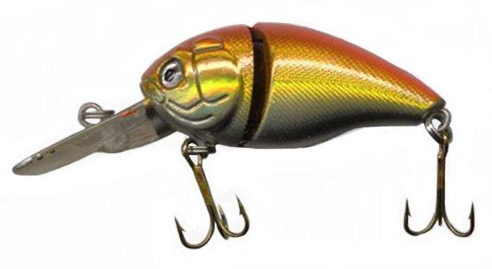 Jointed Fat Plug Gold, 8cm
