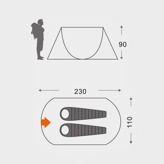 Pitch and Go Pop-Up Tent