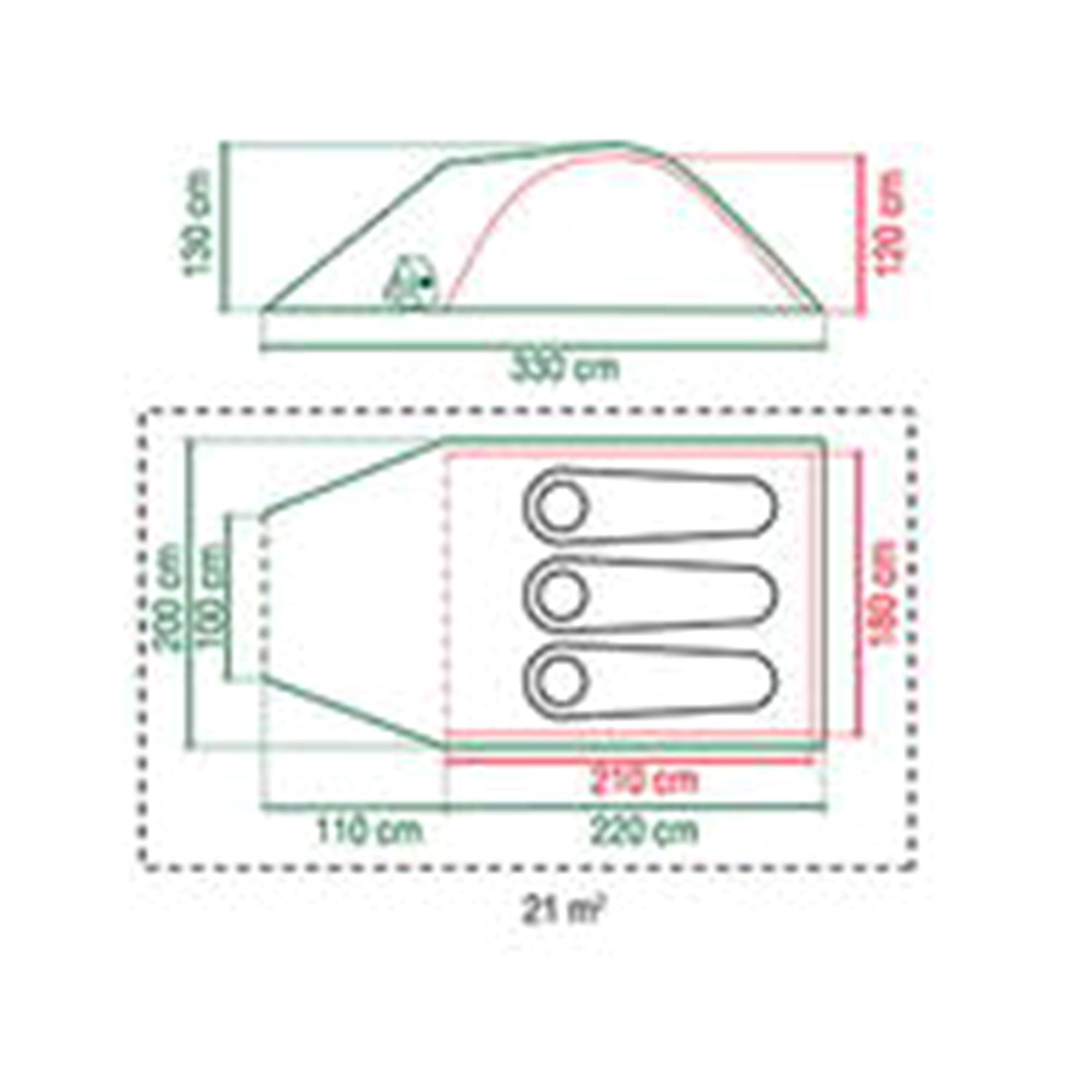 Kentmere 3 Plus BlackOut Tent