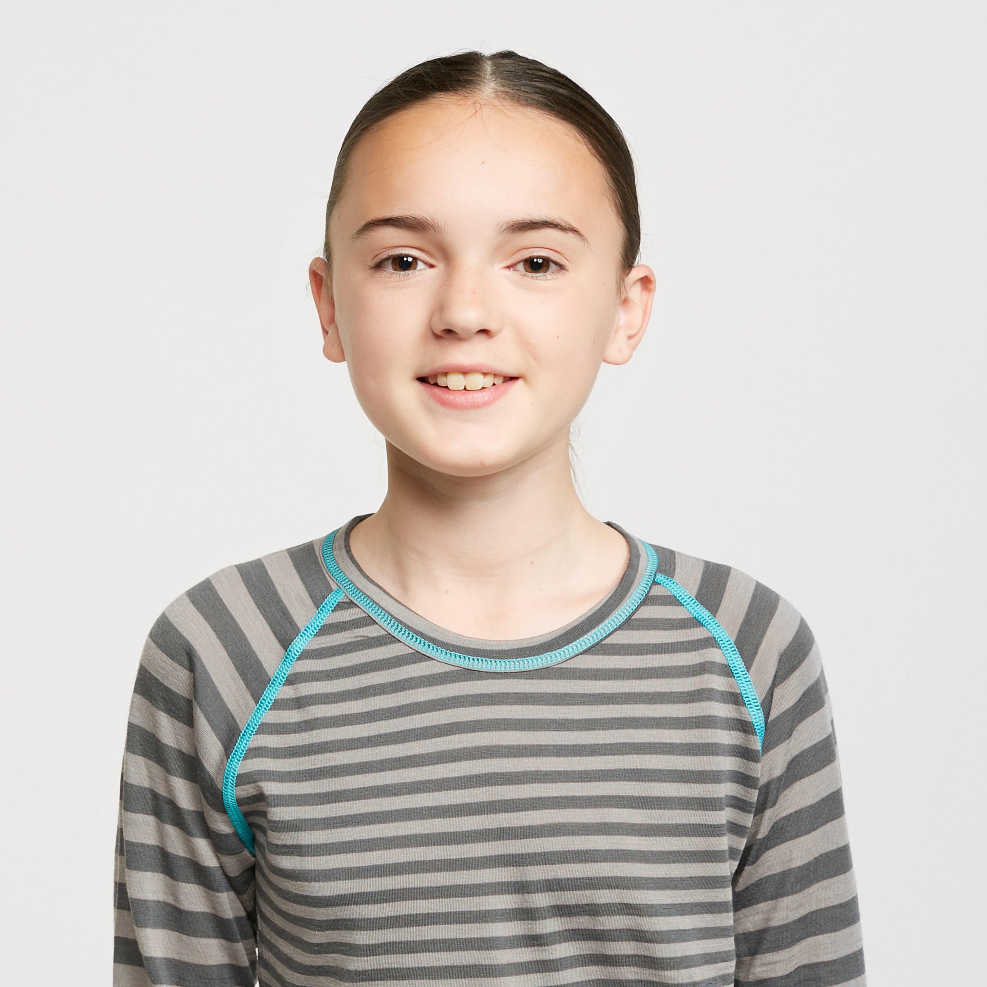 Kids' Striped Merino Baselayer Top