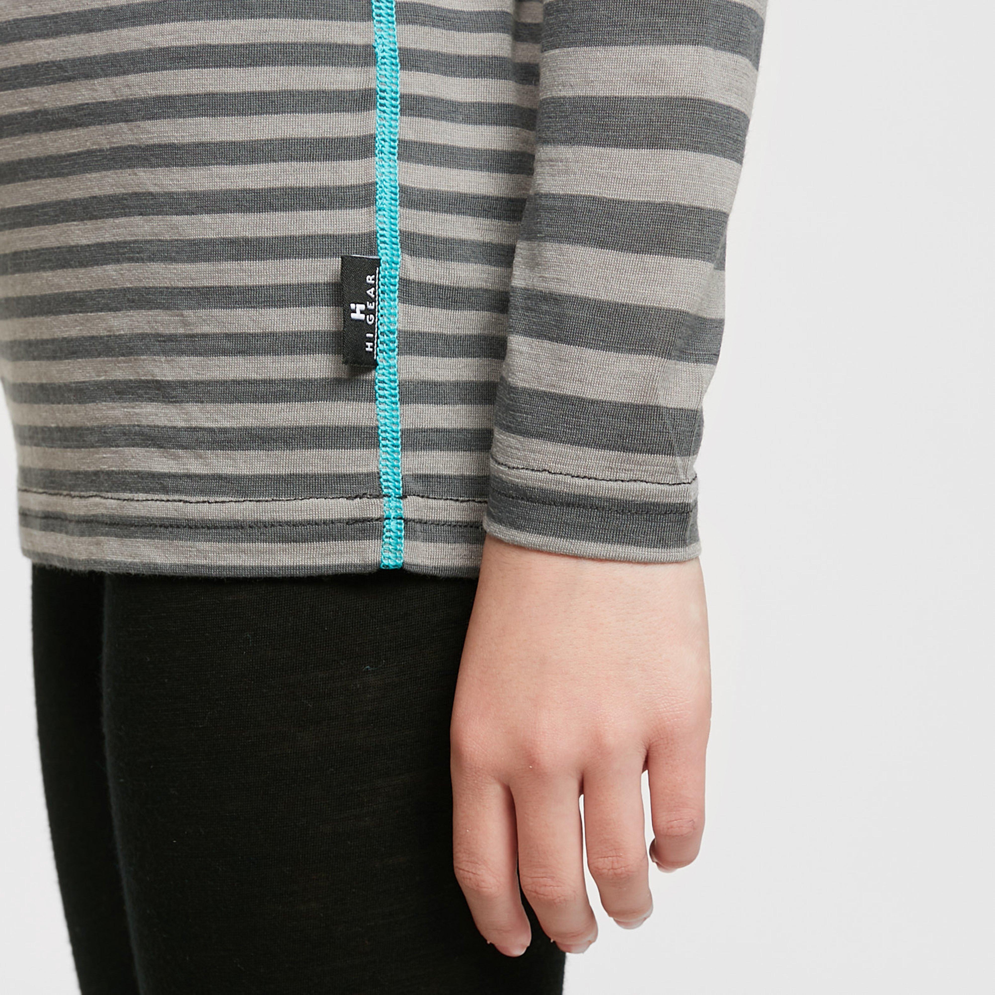 Kids' Striped Merino Baselayer Top