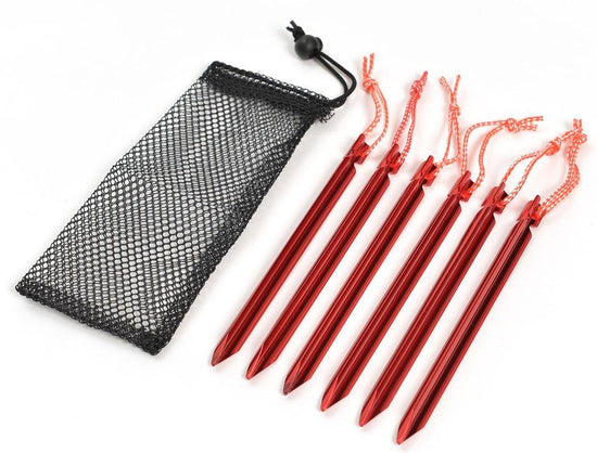 Arrow Lightweight Aluminium Pegs (6 Pack)