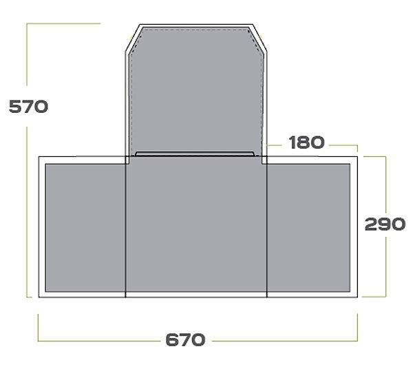 Aerodome II Pro Footprint