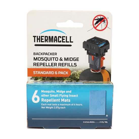 Backpacker Mosquito Repellent Refill Mats – 6 Pack