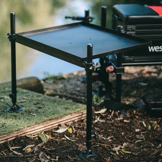 Large Side Tray With Telescopic Leg