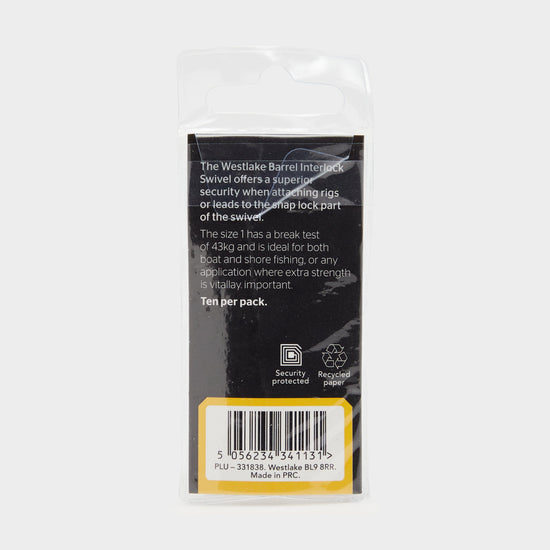 Barrel Interlock Swivel Size 1 (10 Pack)