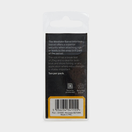 Barrel Interlock Size 4 (10 Pack)