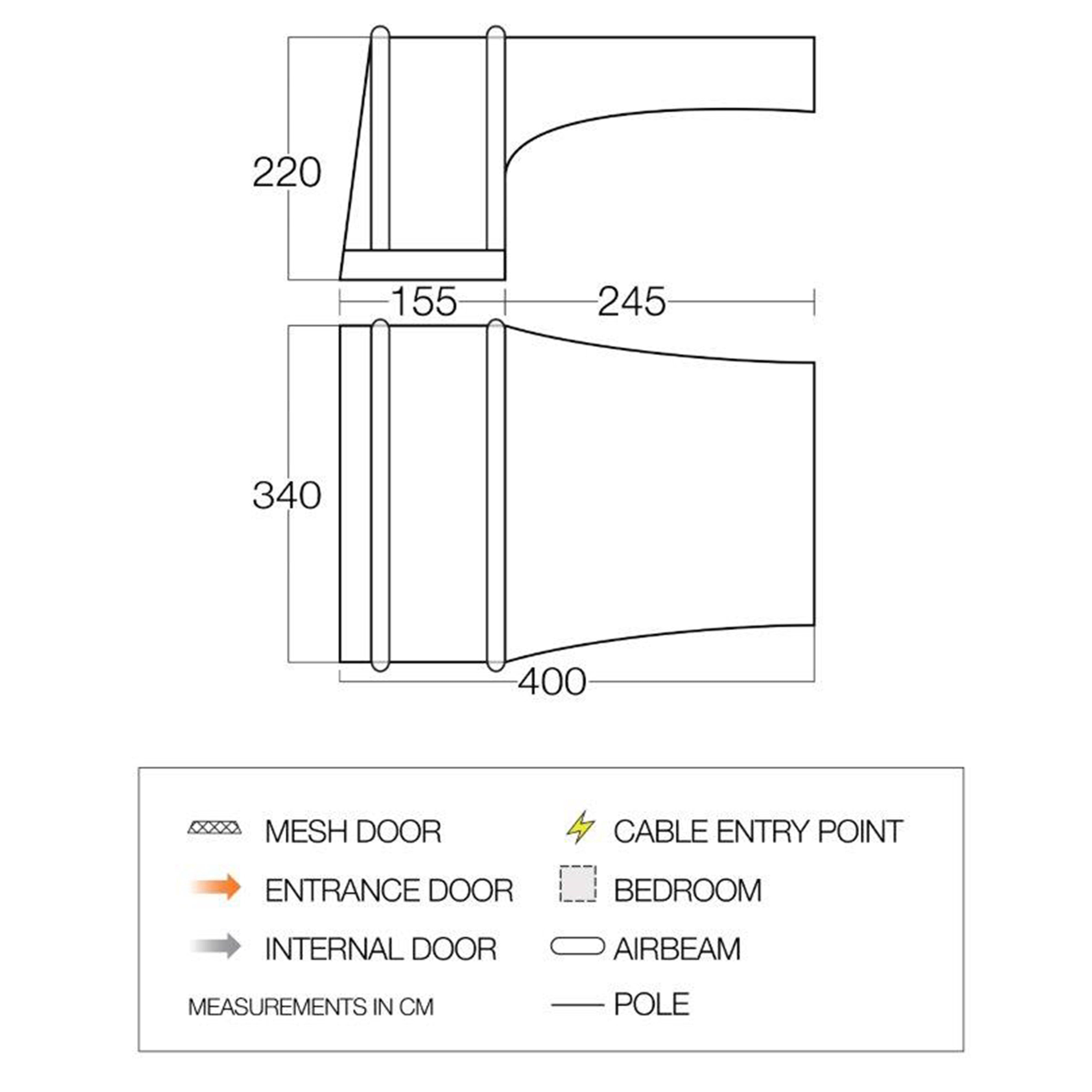 Icarus Air Vista 600XL Inflatable Tent