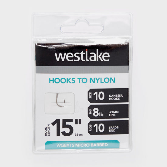 Extra Strong Barbed Hooks 15" Size 10